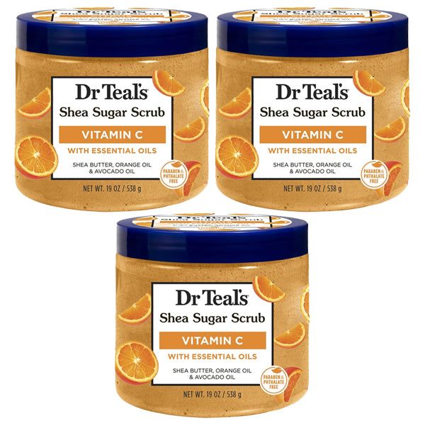 Dr Teal's Shea Sugar Body Scrub- Vitamin C