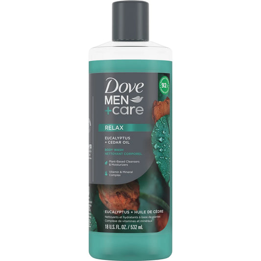 DOVE MEN + CARE Body Wash Eucalyptus + Cedar Oil