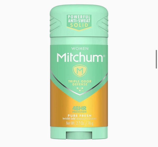 Mitchum For Women Advanced Control Anti-Perspirant Deodorant Invisible Solid Pure Fresh