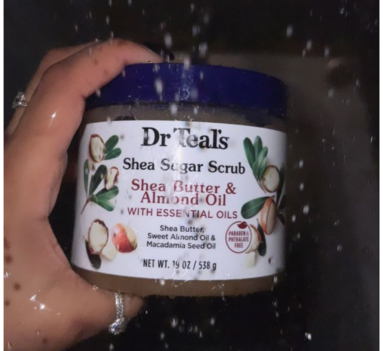 Dr. Teal’s Shea Sugar Scrub- Shea Butter & Almond Oil