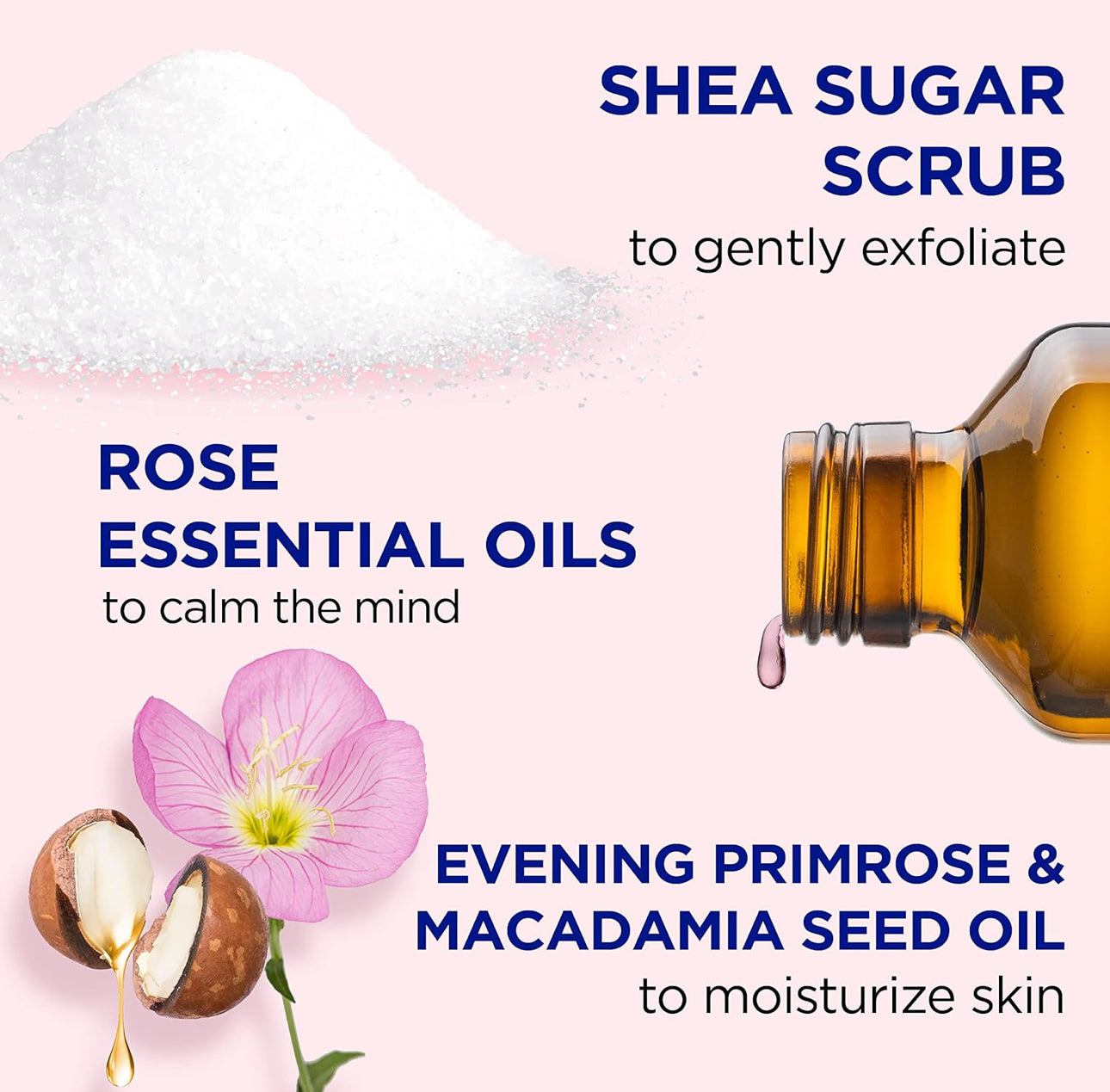 Dr Teal's Shea Sugar Body Scrub- Rose