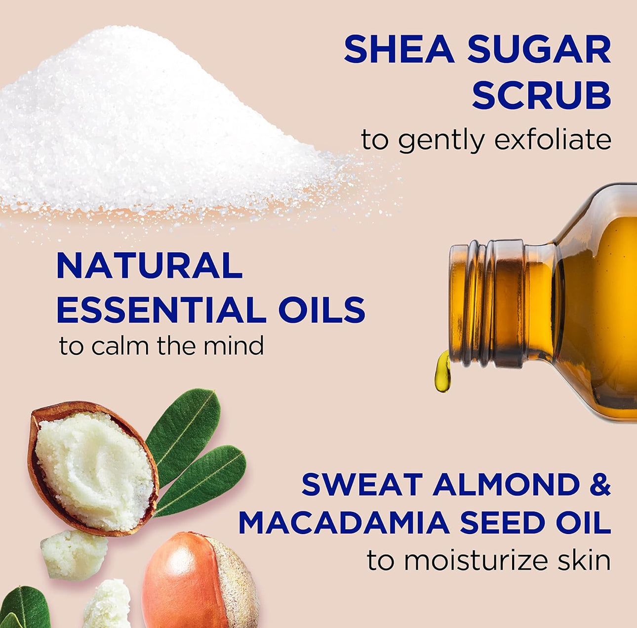 Dr. Teal’s Shea Sugar Scrub- Shea Butter & Almond Oil