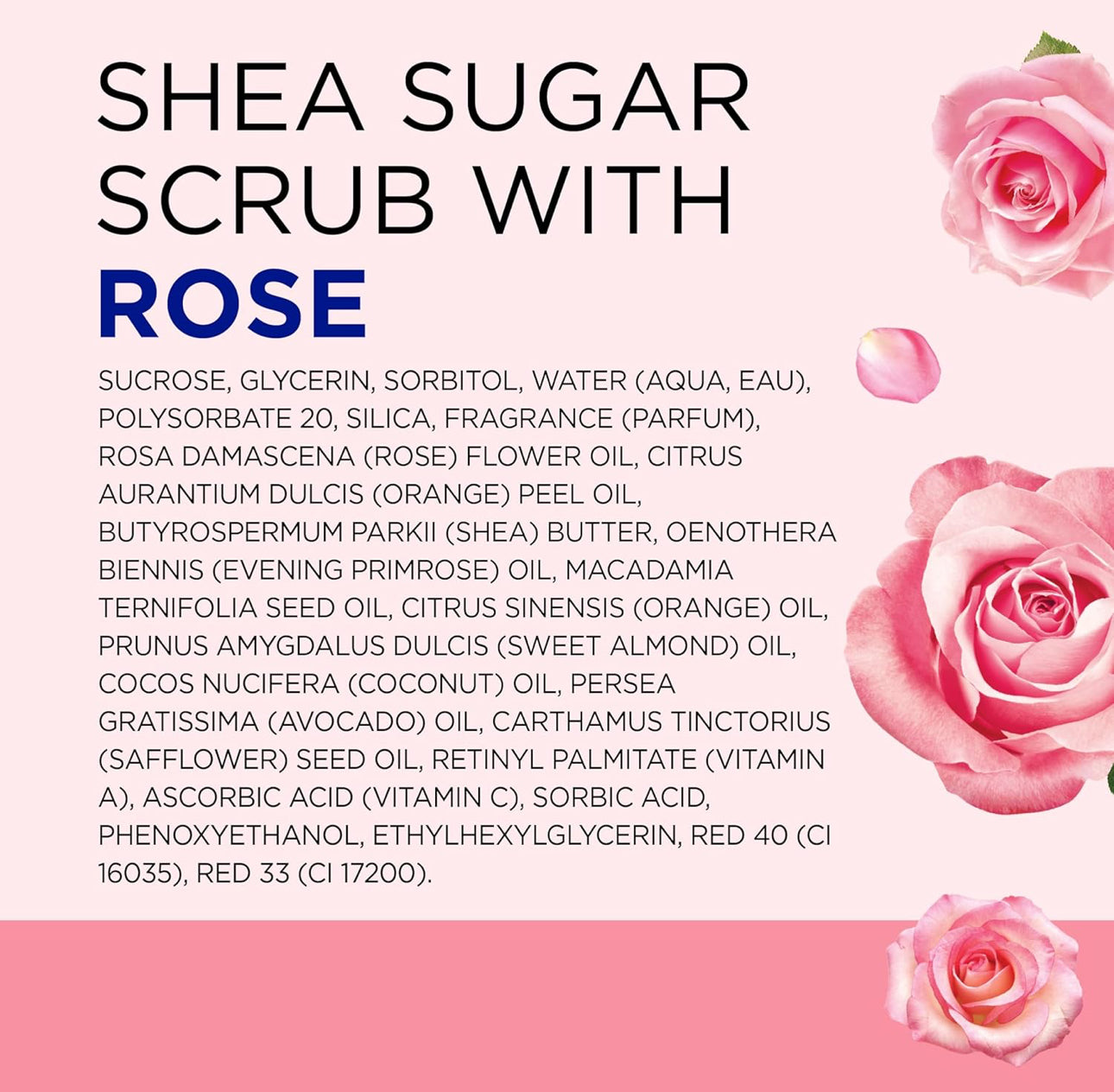 Dr Teal's Shea Sugar Body Scrub- Rose