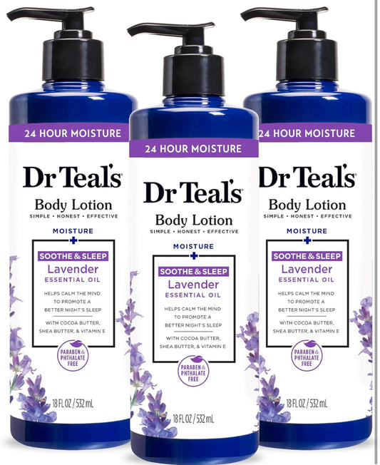 Dr Teal's Body Lotion, Lavender Essential Oil
