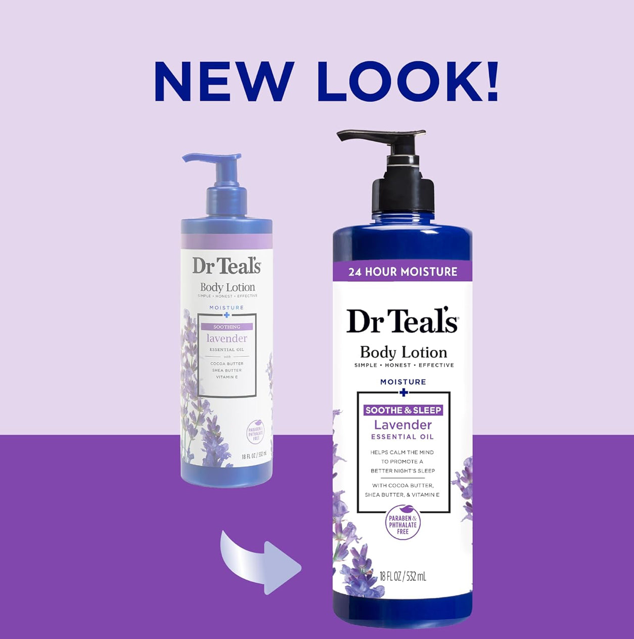 Dr Teal's Body Lotion, Lavender Essential Oil