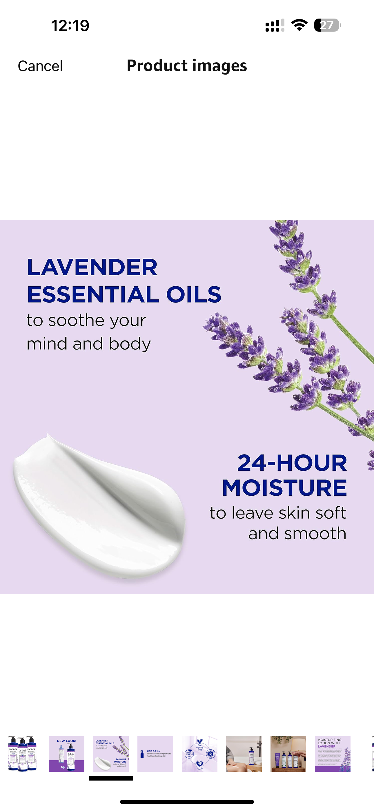 Dr Teal's Body Lotion, Lavender Essential Oil