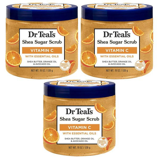 Dr Teal's Shea Sugar Body Scrub- Vitamin C